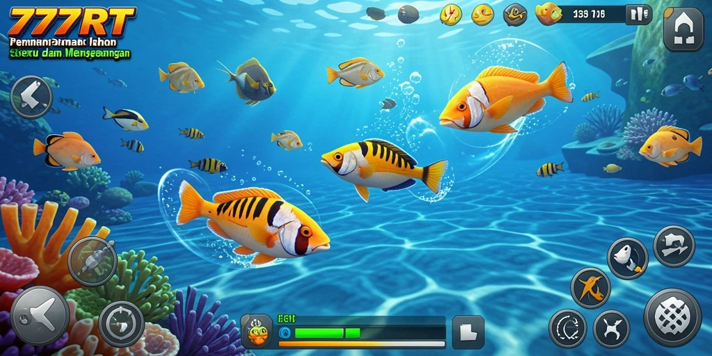 Gameplay Tembak Ikan yang seru dan menarik di 777RT.