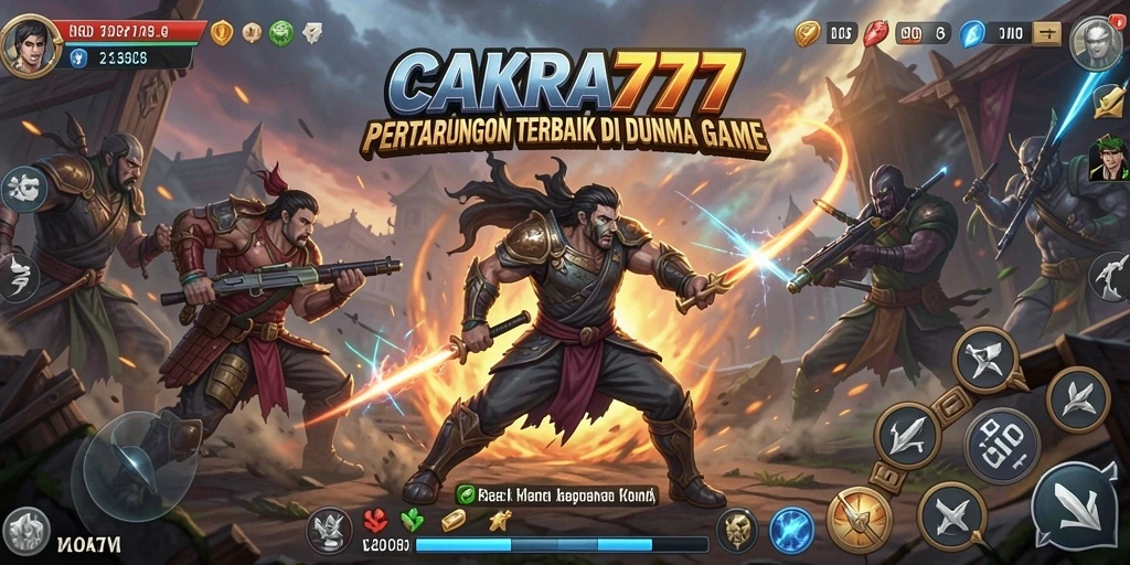 Gameplay aksi seru dalam CAKRA777 yang penuh tantangan.