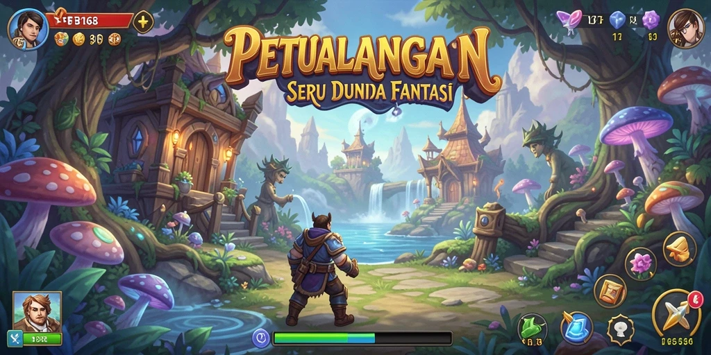 Screenshot gameplay FB168 menampilkan aksi petualangan yang mendebarkan.