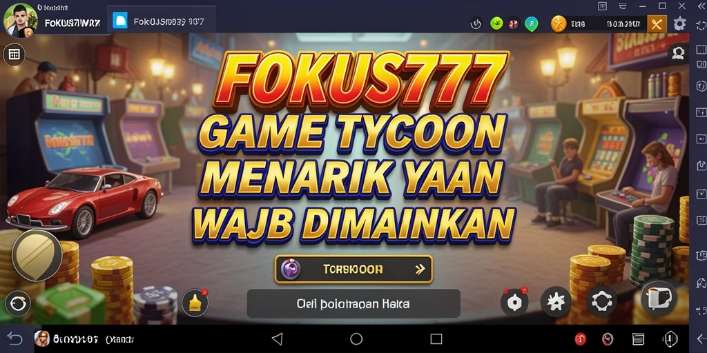 Screenshot utama <strong>FOKUS777</strong> menunjukkan gameplay Tycoon yang menarik dan menantang.