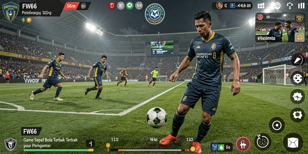 Gameplay seru dan menegangkan di FW66 saat berlaga di lapangan.