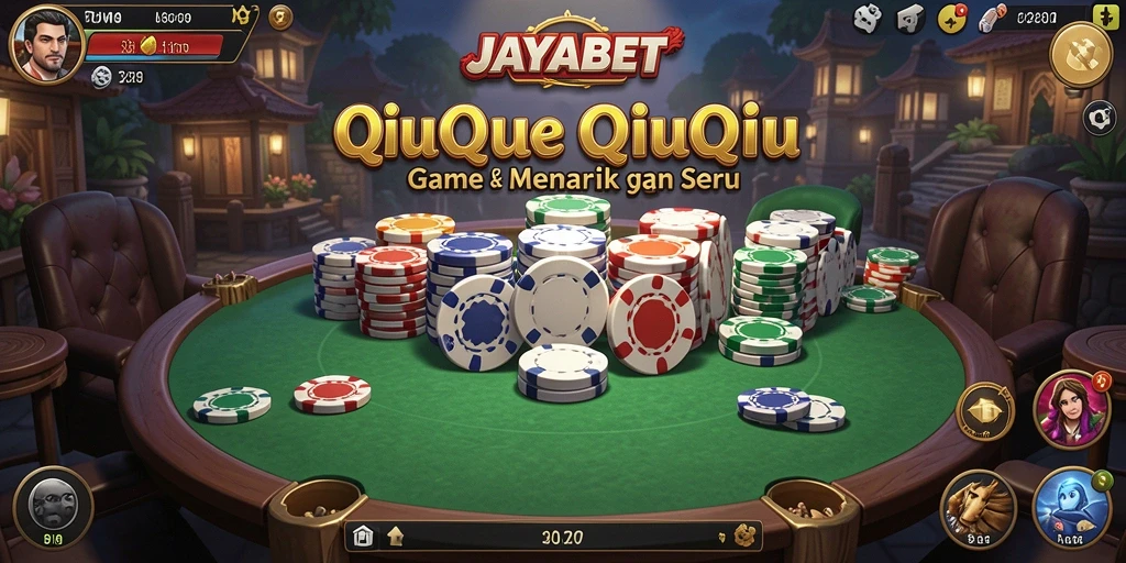 Tampilan gameplay QiuQiu yang seru dan interaktif.