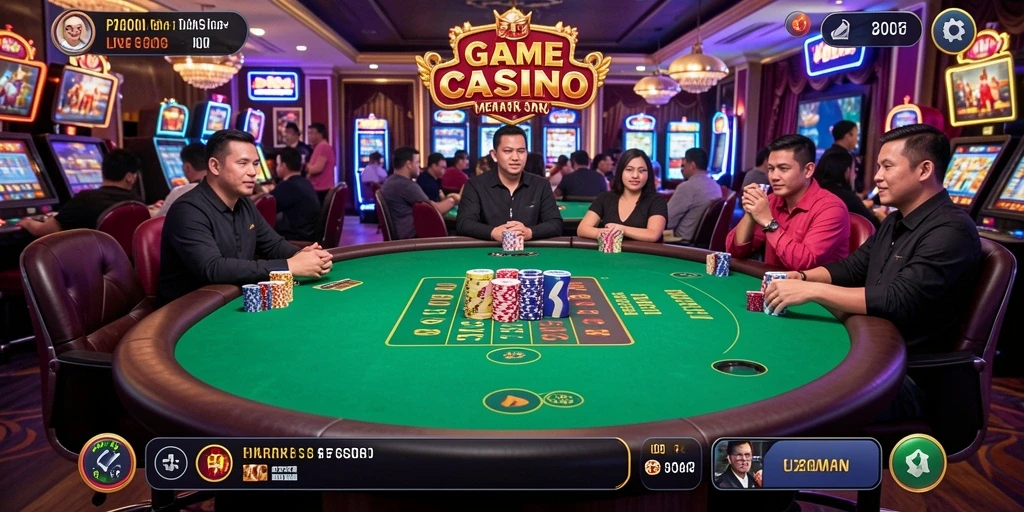 Tampilan gameplay Live Casino P200M yang seru dan interaktif.