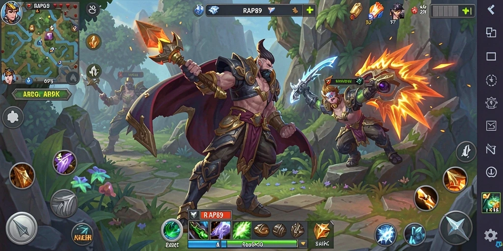 Tangkapan layar gameplay ARPG yang seru dan menegangkan.