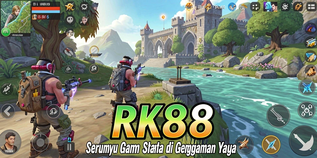 Gameplay seru dan menghibur dari RK88 yang membuat ketagihan.