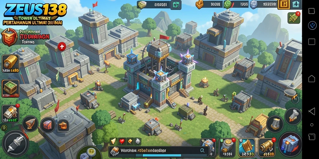 Gameplay menegangkan Tower Defense di ZEUS138 dengan strategi menarik.
